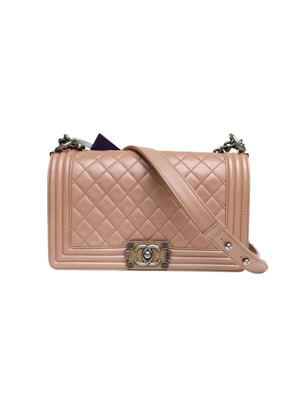 Chanel Leboy Medium 25Cm Blush Pink #373411C23B